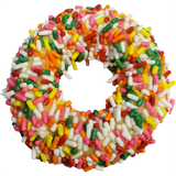 K9 Granola Factory Donut Shop Gourmet Donut For Dogs, Peanut Putter with Jimmies