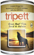 PetKind Tripett Green Beef Tripe, Duck & Salmon Canned Dog Food, 12/13oz