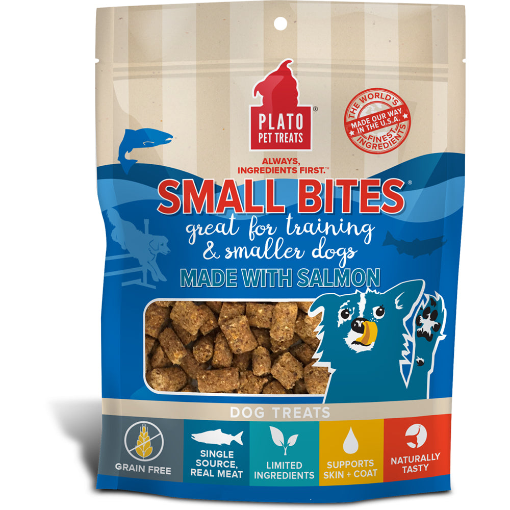 Plato Small Bites Roasted Salmon Dog Treats