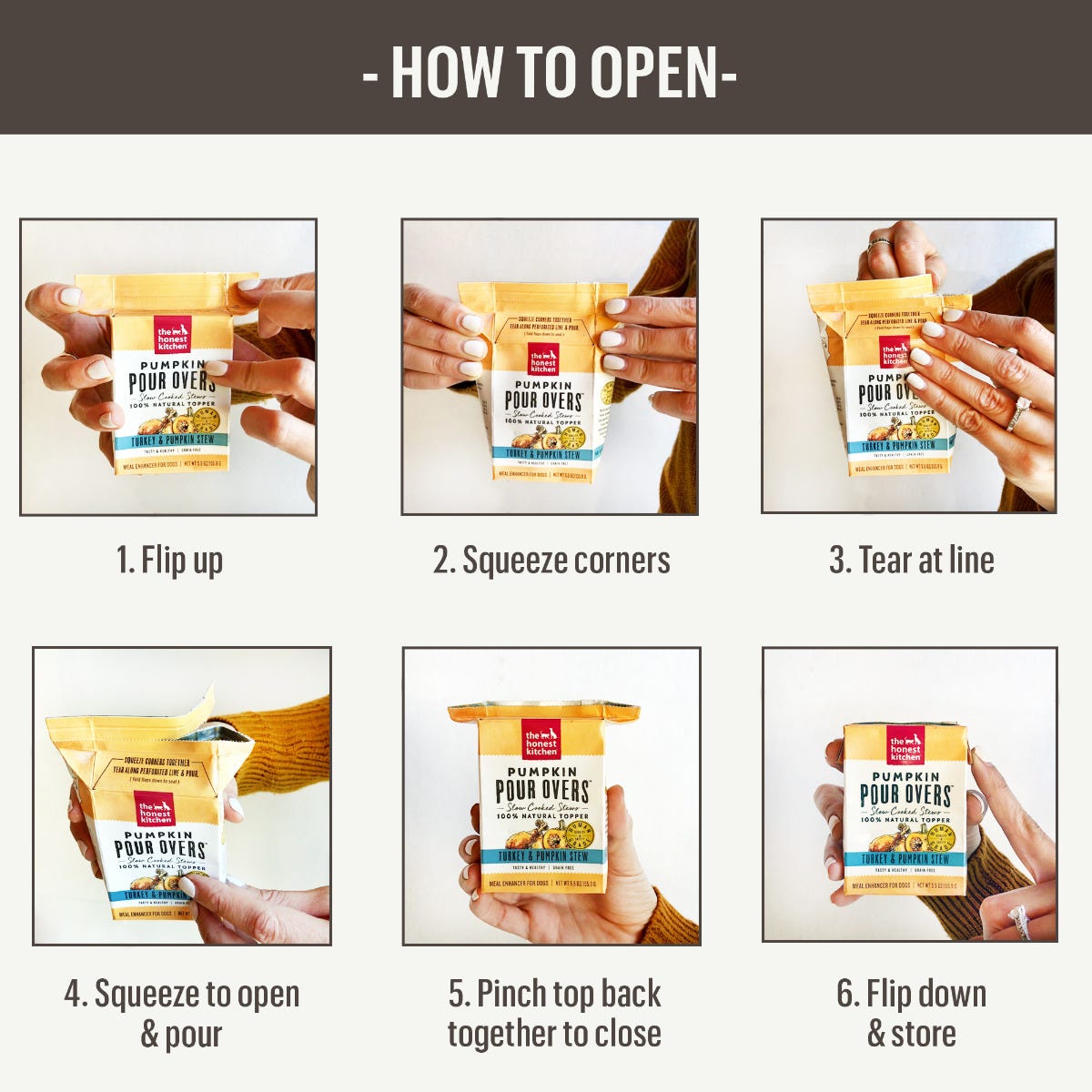 The Honest Kitchen Pour Overs Turkey & Salmon Broth Stew Wet Food Topper For Dogs, 12/5.5oz