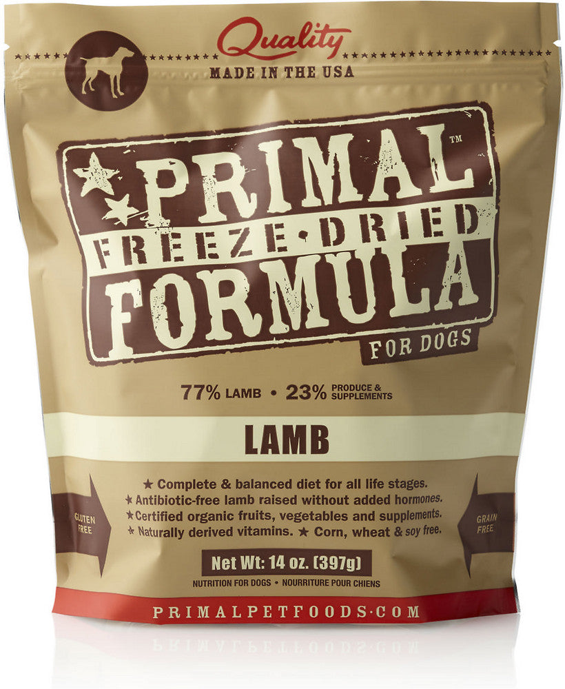 Primal Lamb Formula Nuggets Freeze-Dried Dog Food
