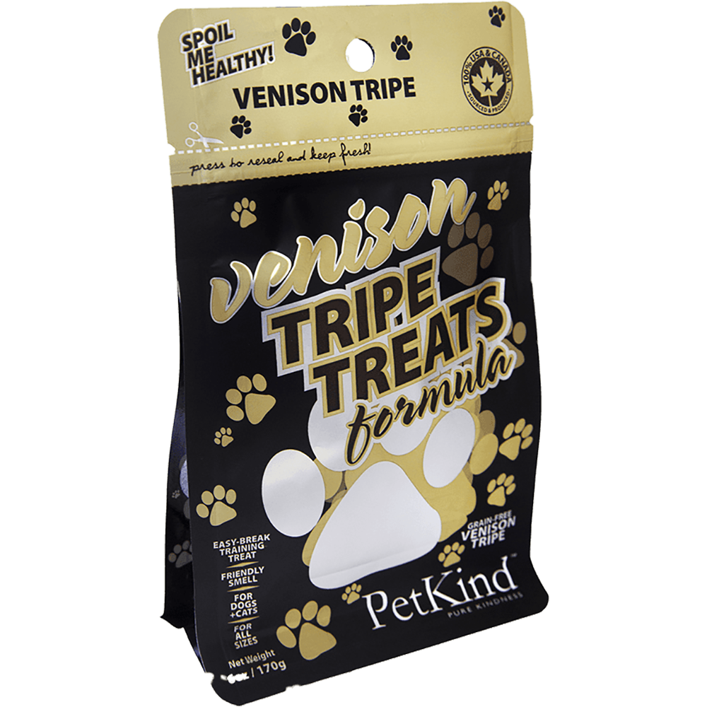 PetKind Grain-Free Green Venison Tripe Formula Dog & Cat Treats