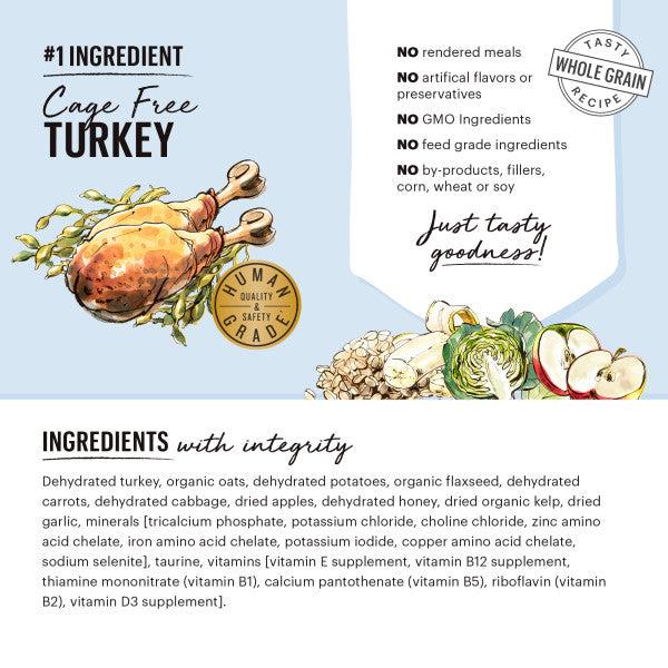 The Honest Kitchen Whole Grain Turkey Dehydrated Dog Food