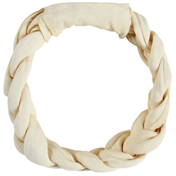 Premium Braided Rawhide Ring Dog Chew