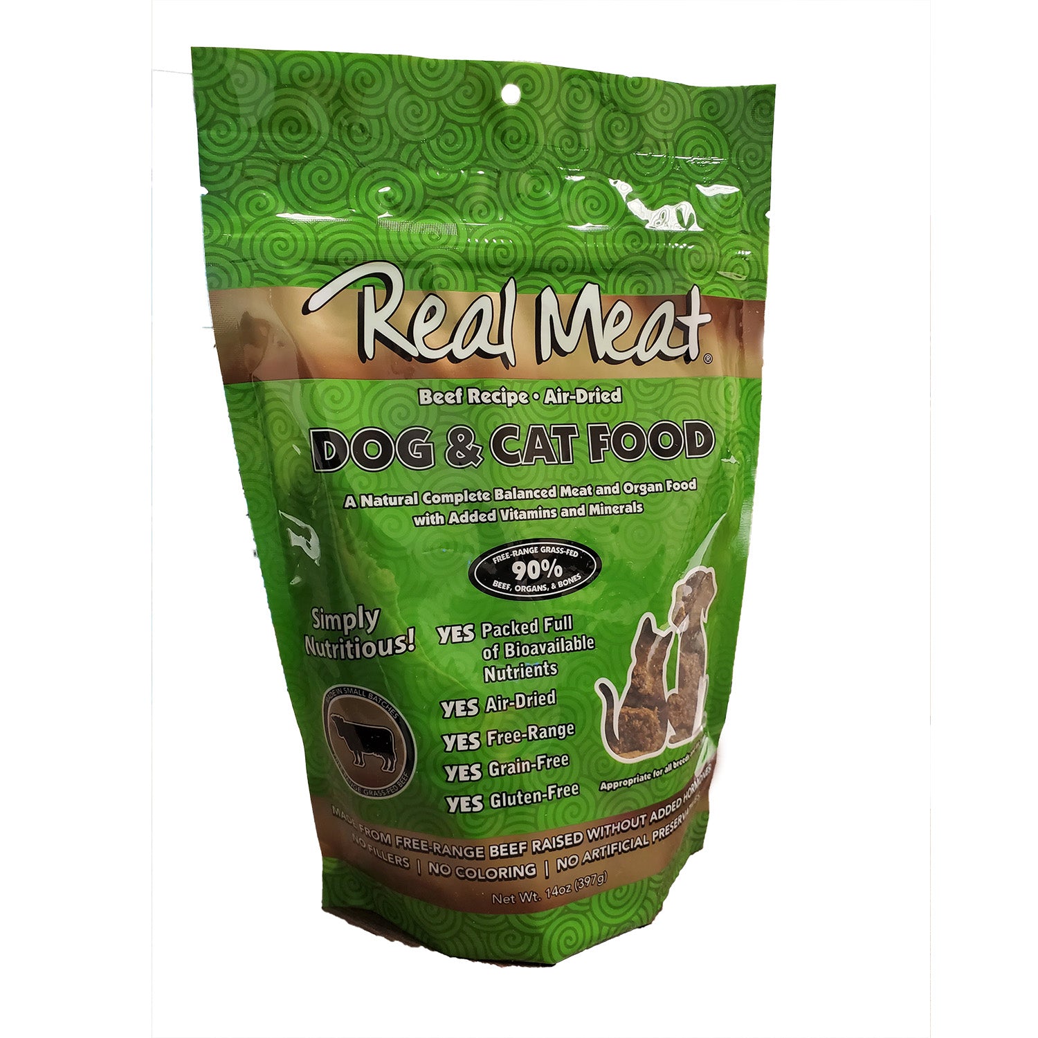 Real Meat Air-Dried Cat Food, Beef