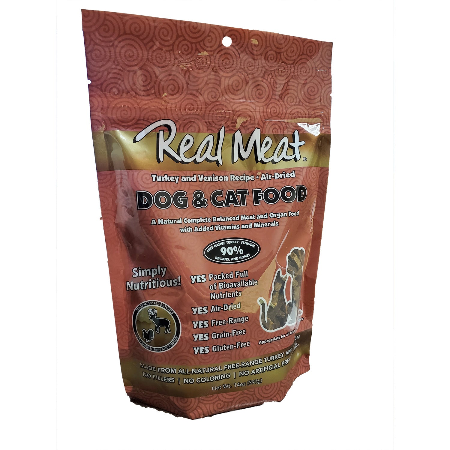 The Real Meat Company Air-Dried Cat Food, Turkey & Venison