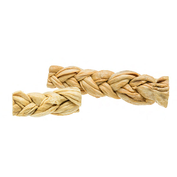 Puffed Rwhide Redbarn Puff Braid Rawhide Alternative Dog Treat – White Dog Bone