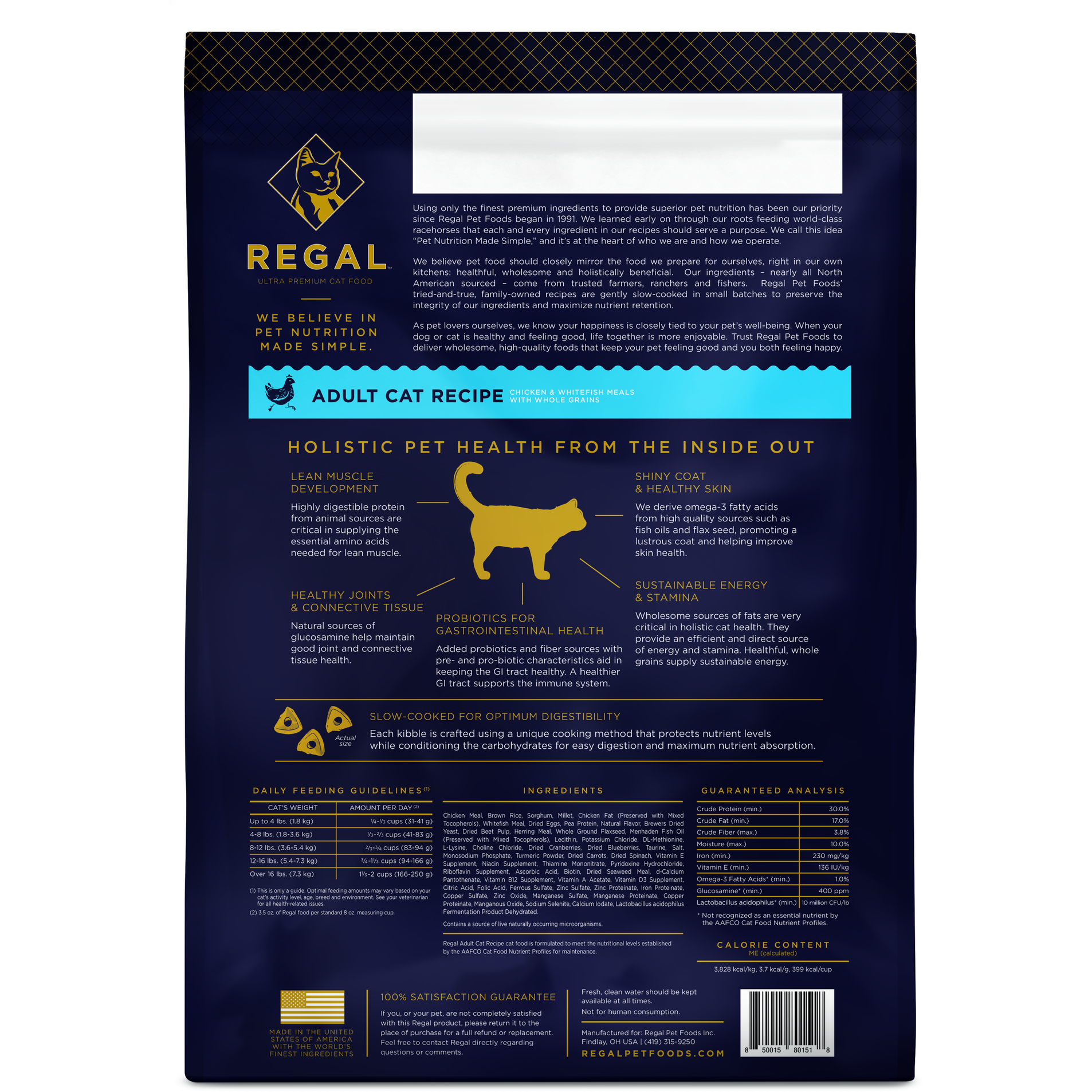 Regal Adult Recipe Dry Cat Food