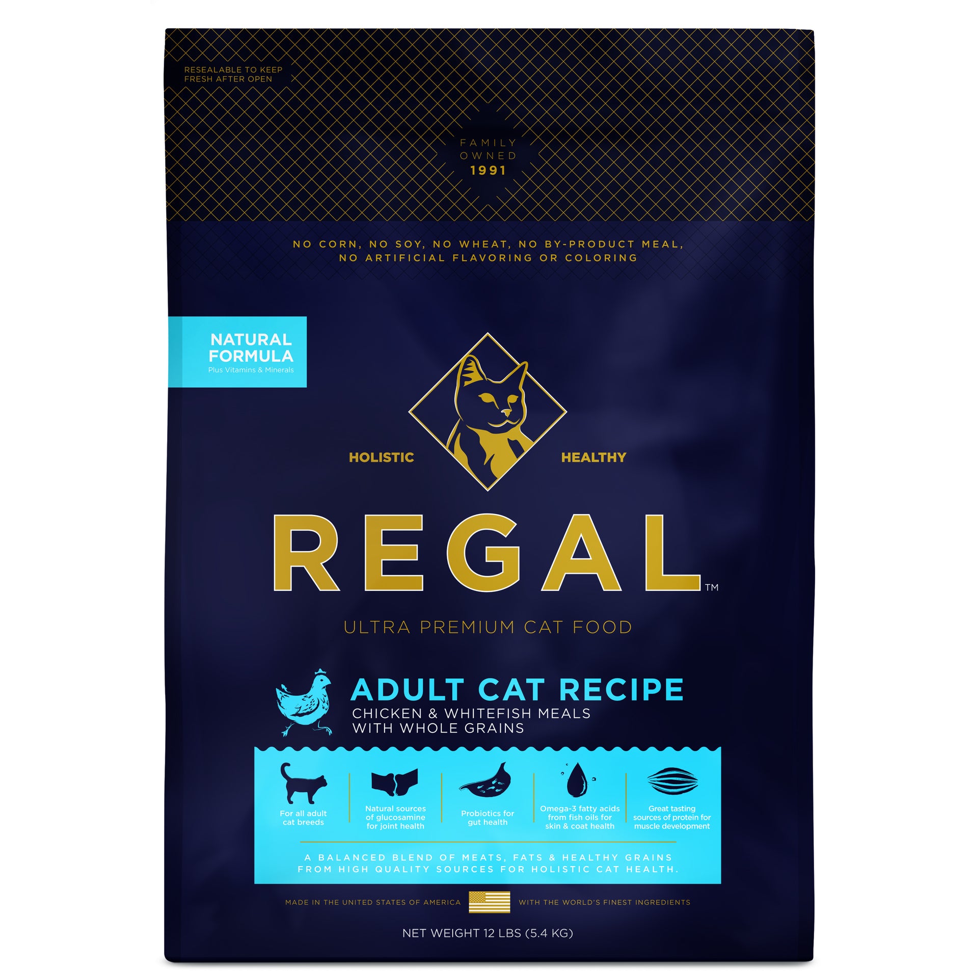 Regal Adult Recipe Dry Cat Food