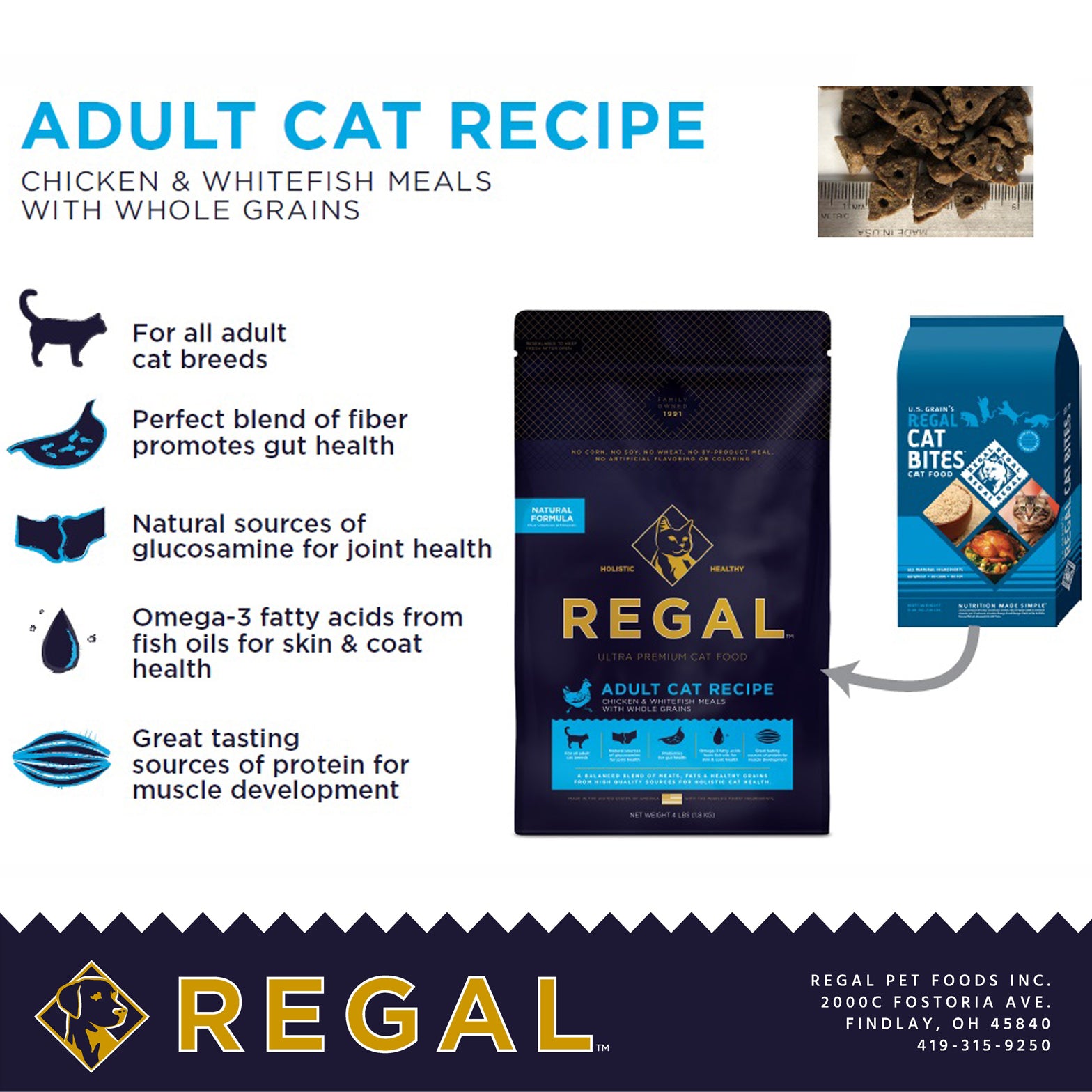 Regal Adult Recipe Dry Cat Food