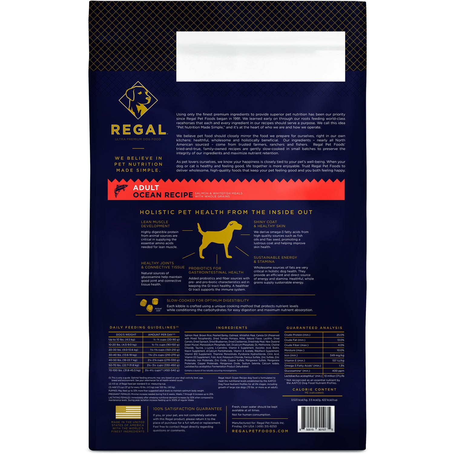 Regal Ocean Fish Recipe Adult Dry Dog Food, 4lb