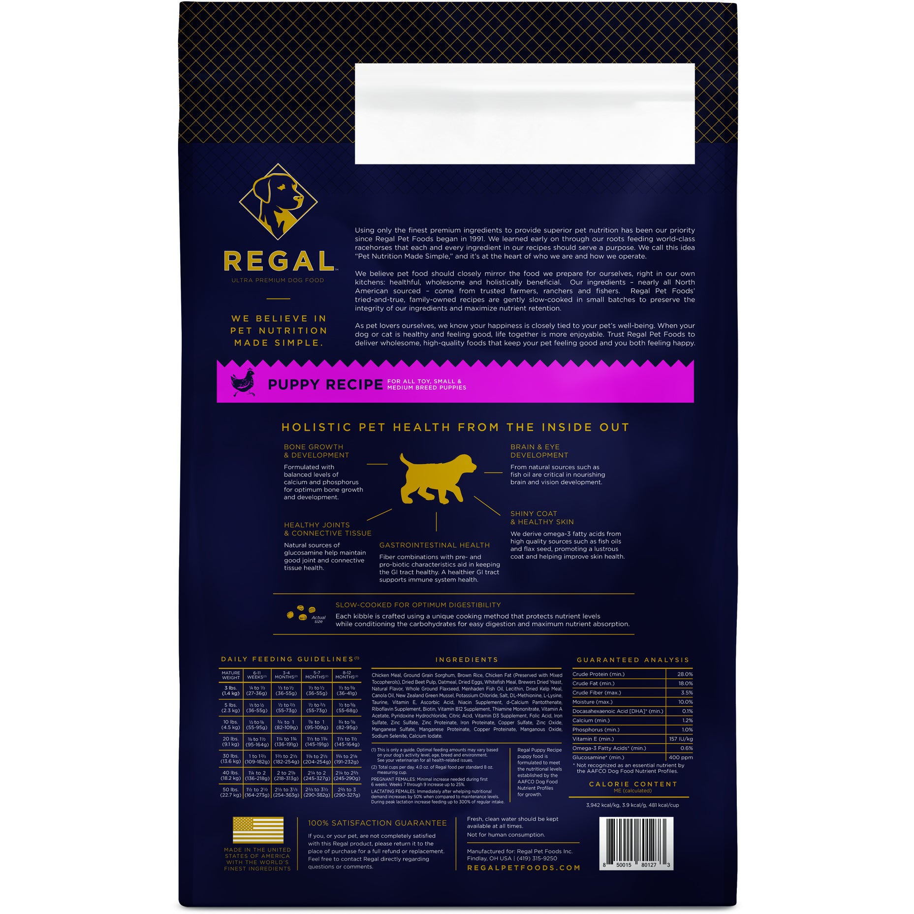 Regal Puppy Recipe Dry Dog Food