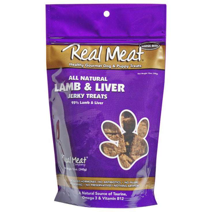 Real Meat Lamb & Liver Jerky Dog Treats