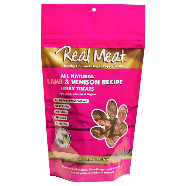 The Real Meat Company Lamb & Venison Jerky Dog Treats