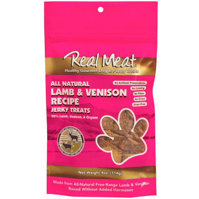 Real Meat Lamb & Venison Jerky Dog Treats