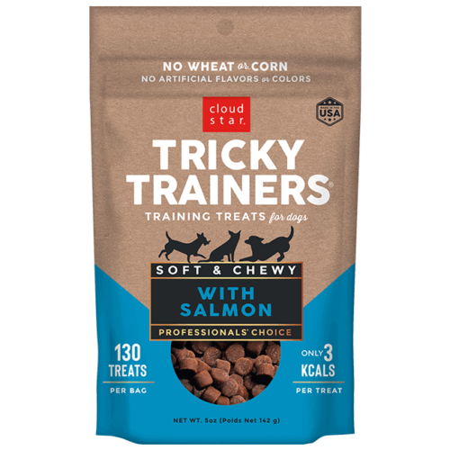 Cloud Star Soft & Chewy Tricky Trainers Salmon Dog Treats