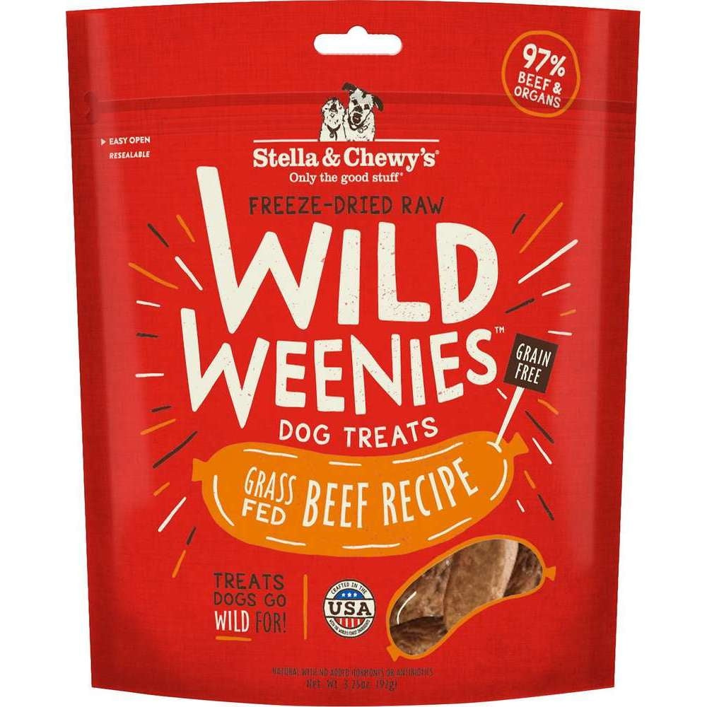 Stella & Chewy's Wild Weenies Beef Recipe Freeze Dried Dog Treats