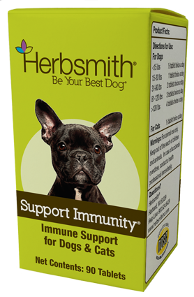 Herbsmith Herbal Blends Support Immunity Tablets Dog and Cat Supplement, 90ct