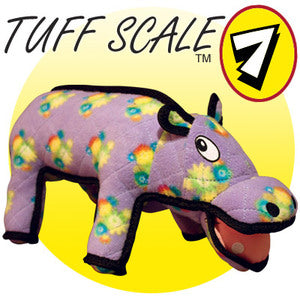Tuffy Zoo Hilda Hippo Plush Dog Toy