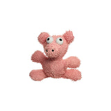 Tuffy Mighty Microfiber Ball Durable Squeaky Plush Dog Toy, Pig