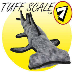 Tuffy Hammerhead Shark Durable Plush Dog Toy