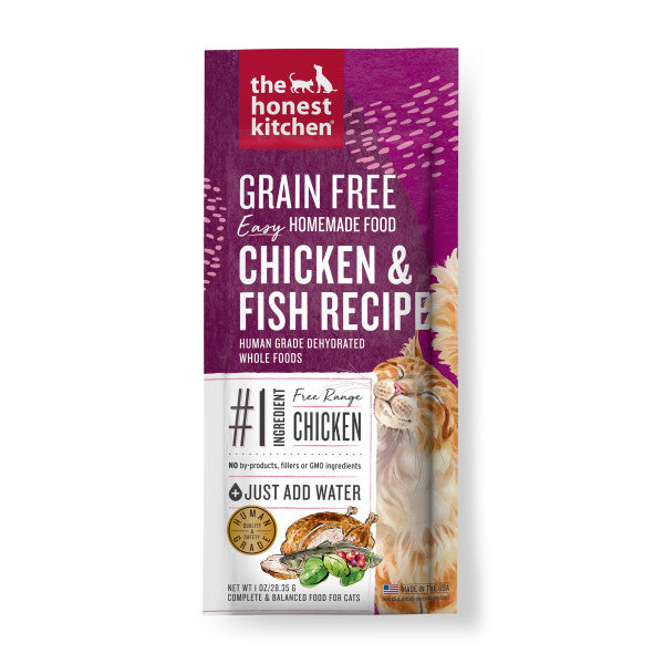 The Honest Kitchen Grain Free Chicken & Fish Dehydrated Cat Food