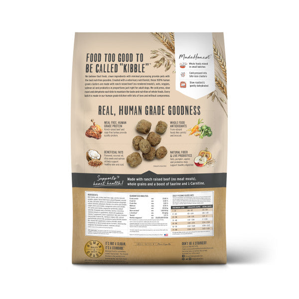 The Honest Kitchen Whole Food Clusters Whole Grain Beef, Oats & Turkey Recipe Dry Dog Food