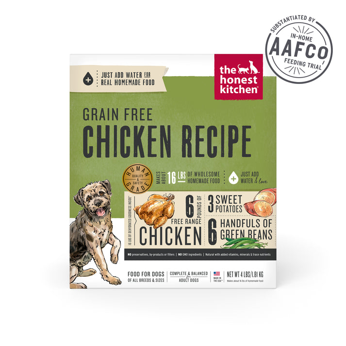 The Honest Kitchen Grain Free Chicken Recipe Dehydrated Dog Food