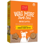 Cloud Star Wag More Bark Less Oven Baked Dog Treats with Crunchy Peanut Butter