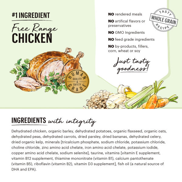The Honest Kitchen Whole Grain Chicken Dehydrated Dog Food