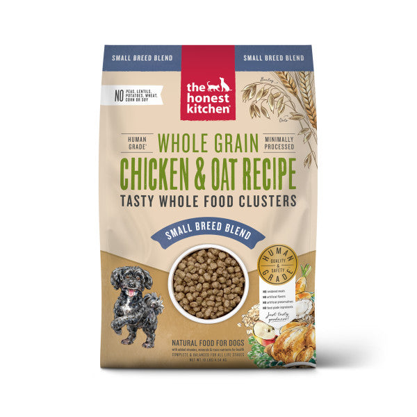 The Honest Kitchen Whole Food Clusters Small Breed Whole Grain Chicken Recipe Dry Dog Food