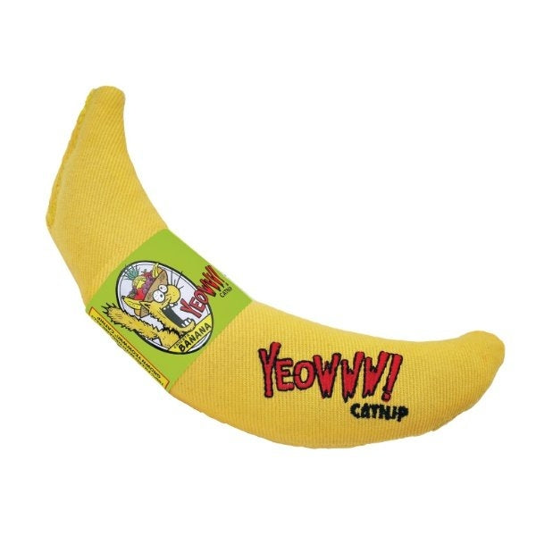 Yeowww! Catnip Filled Banana Cat Toy (Singles)