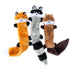 ZippyPaws Skinny Peltz Plush Dog Toy, Set of 3